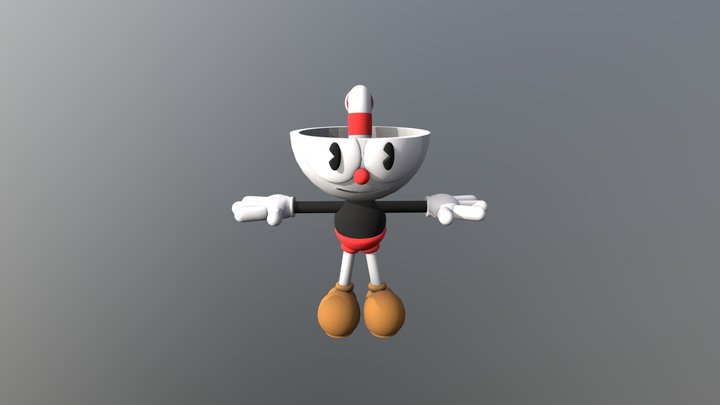 Cuphead 3D Model
