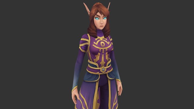 Kirin Tor High Elf 3D Model