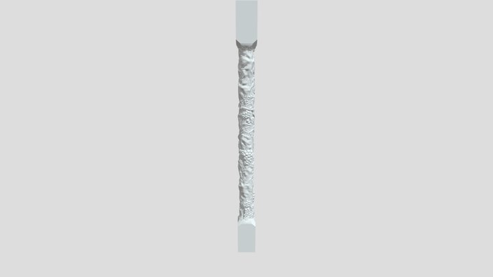 Grapes column 3D Model