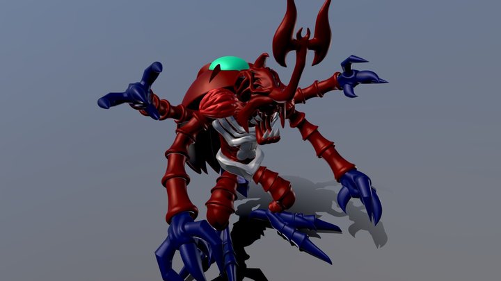 digimon アトラーカブテリモン ATLURKABUTERIMON 3D Model