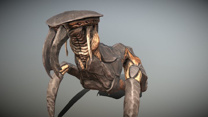 "Terrarus" Monster 3D Model