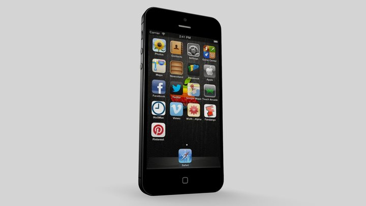 iPhone 5 3D Model