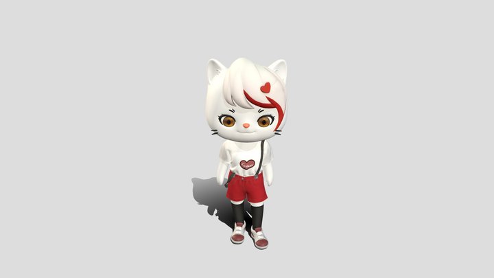 Cat_MaoXiaoGu01_Maimeng02(1) 3D Model