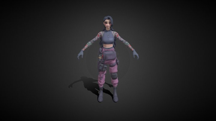 Megumi - Fortnite 3D Model