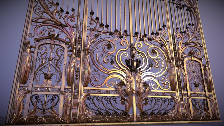 Petite Palace Gate by Scott 2019 3D Model