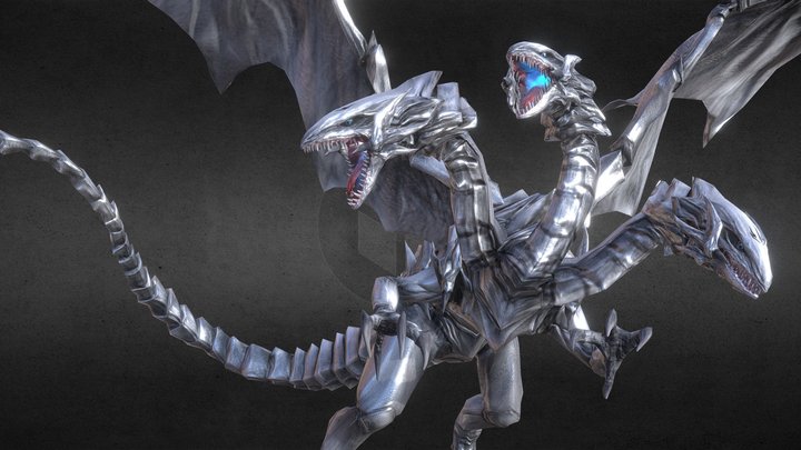 青眼究極龍    BLUE EYES ULTIMATE DRAGON 3D Model