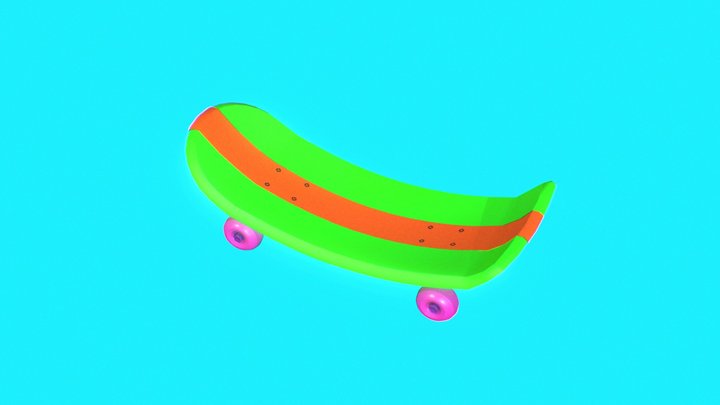 Bart's Board 3D Model