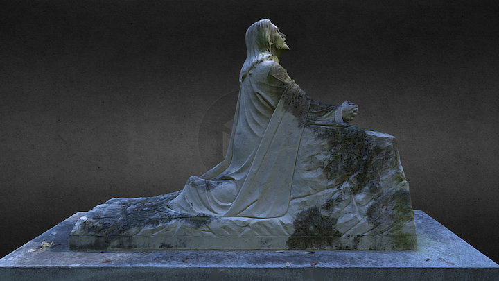 Cemetery Statuary - Hey, Zeus! no. 2 3D Model