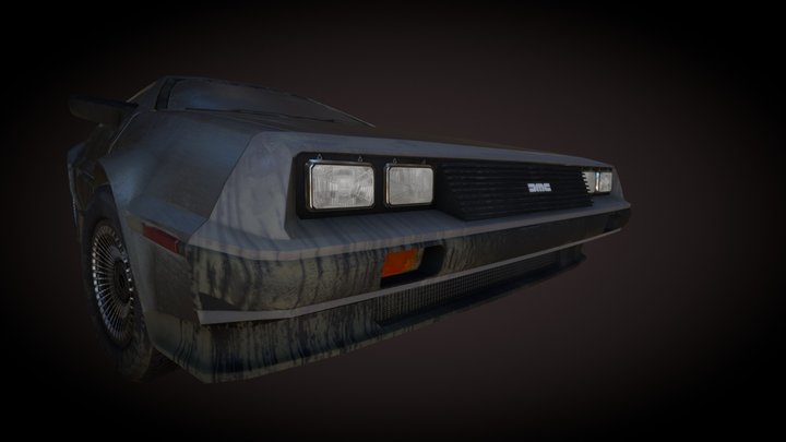 DeLorean DMC-12 3D Model