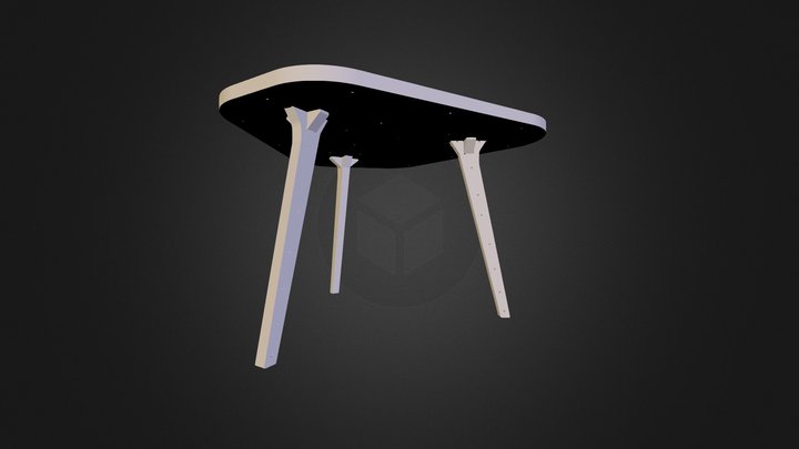 咖啡桌 3D Model