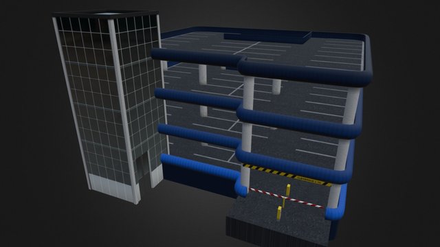 Parking Garage 3D Model