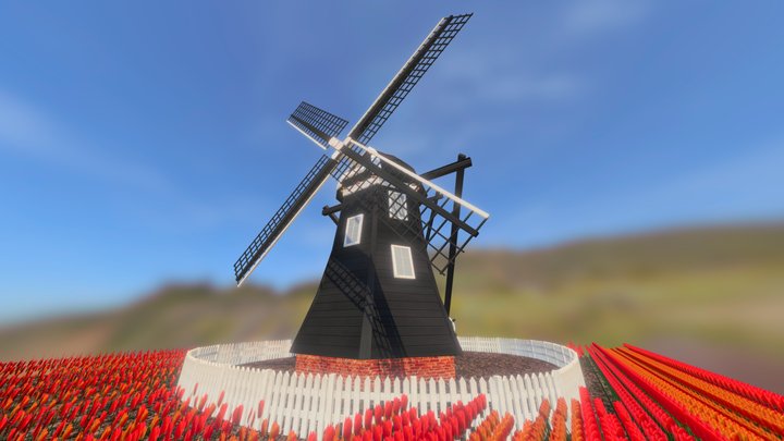Windmill 3D Model