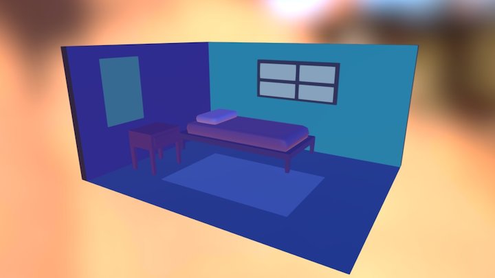Blue Room 3D Model