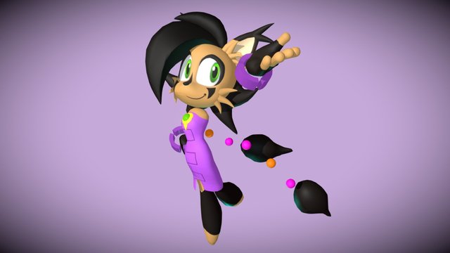 Nicole the Holo Lynx 3D Model