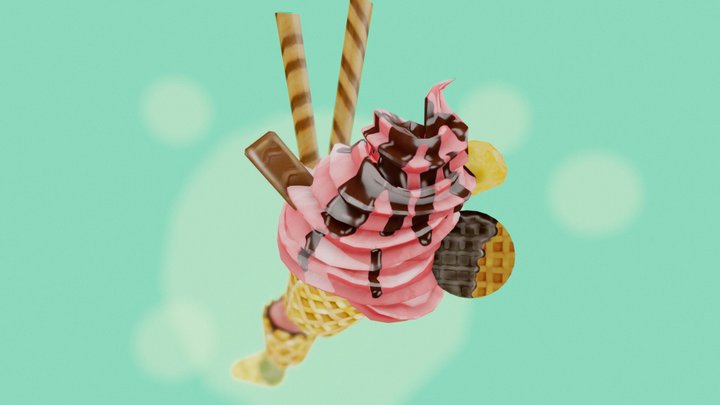 Soft Ice 3D Model