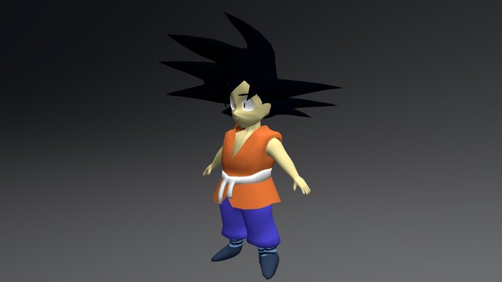 goku gt 3D Model