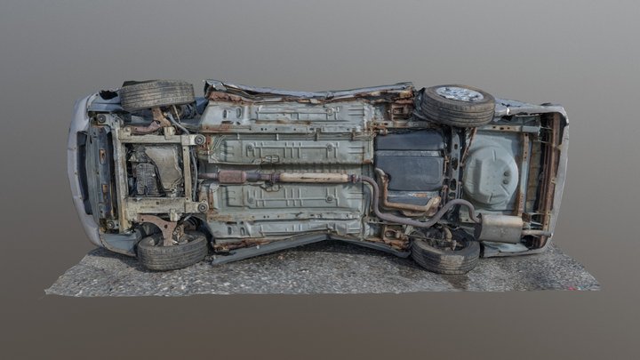 Chevy Impala Undercarriage 3D Model