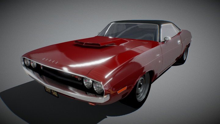 Dodge Challenger 1970 3D Model