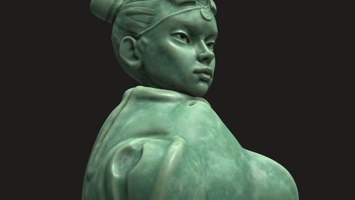 Demon Dinner Netsuke 3D Model