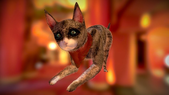 Gato Proyecto GEA 3D Model