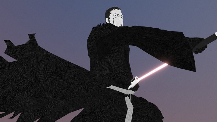 The Ronin from Star Wars Visions: The Duel 3D Model