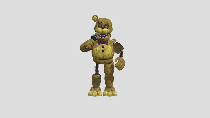 TAF: 1983 Decommissioned Fredbear 3D Model
