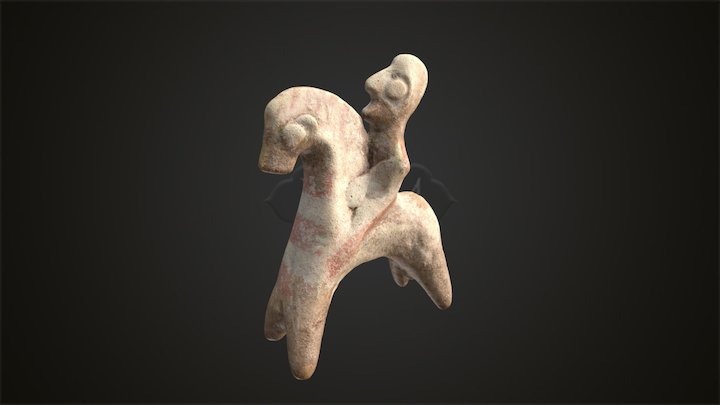 27 - Figurine of a Cavalry 3D Model