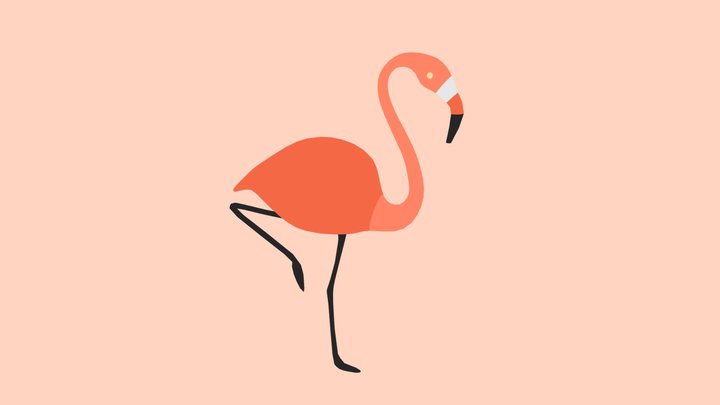 Flamingo 3D Model