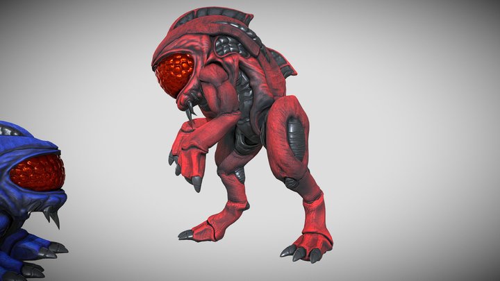 'Panthereye' from Half-Life 1 Beta 3D Model