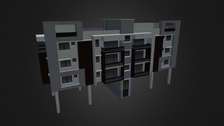 Modern Low-Rise Living #2 3D Model