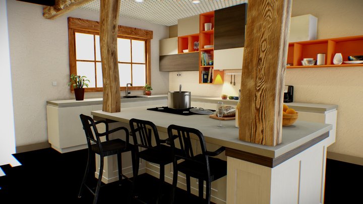 Kitchen #2 3D Model