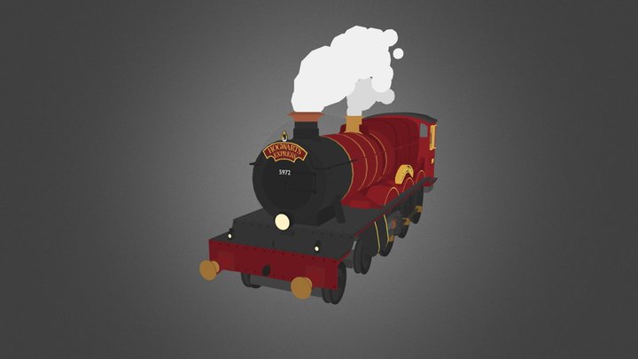 30Days3D Day 19: Hogwarts Express 3D Model
