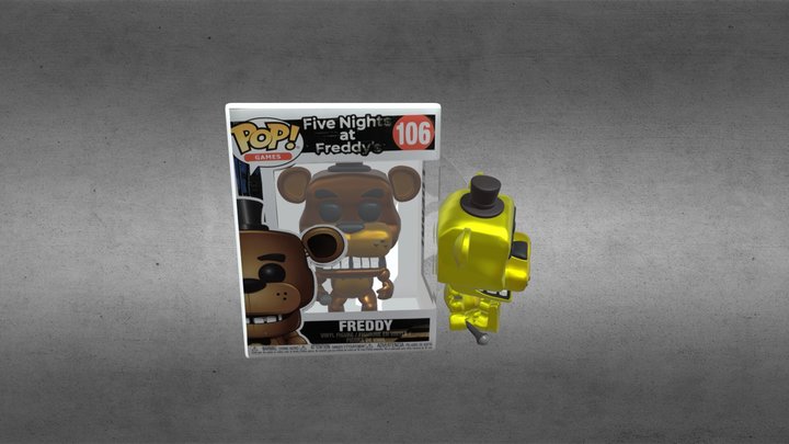 freddy-funko-pop-fnaf 3D Model