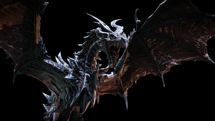 Alduin, The World Eater 3D Model