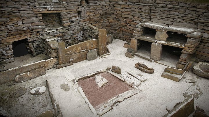 Neolithic House, Skara Brae, Orkney 3D Model