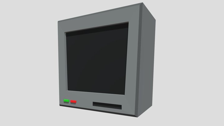 Old Tv 3D Model