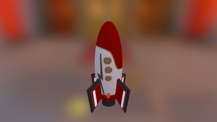 Fallout 3 - A3 Rocket 3D Model