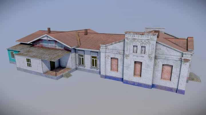 Building of the Batagovo Station 3D Model
