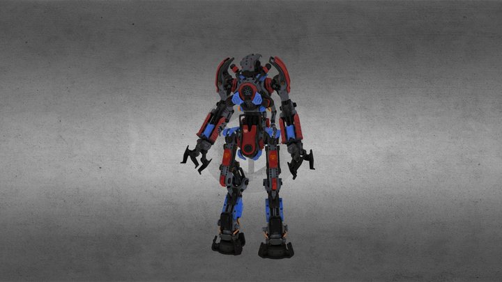 Big robot...might be evil 3D Model